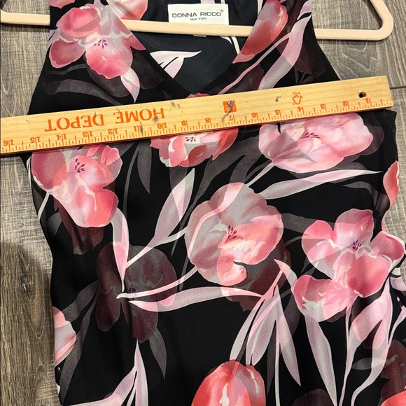 Beautiful Silk Donna Ricco Dress size 6 - Picture 9 of 10